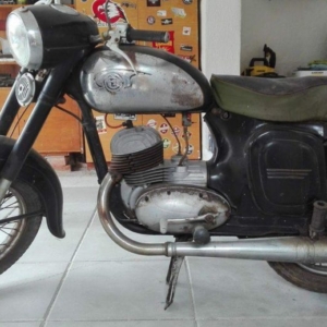 ČZ 125 typ 453 z roku 1961 - Původní stav 3 ČZ 125 typ 453 z roku 1961