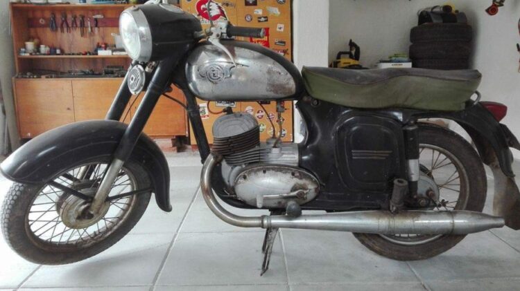 ČZ 125 typ 453 z roku 1961