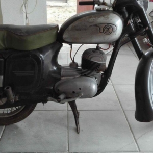 ČZ 125 typ 453 z roku 1961 - Původní stav 4 ČZ 125 typ 453 z roku 1961