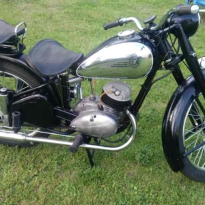 ČZ 150 C z roku 1951 - Rok po dokončené renovaci 150 ČZ 150 C z roku 1951 - Rok po dokončené renovaci 150