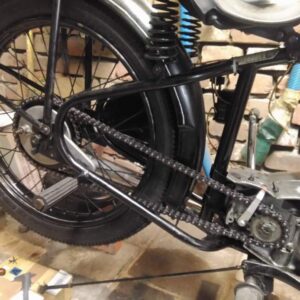 ČZ 125 T z roku 1948 – Údržba po 1000 km 1