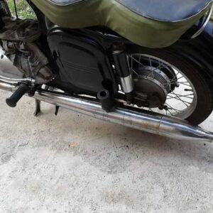 ČZ 125 typ 453 z roku 1961 – Čištění výfuku 3