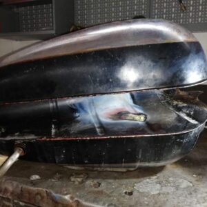 ČZ 125 typ 453 z roku 1961 – Oprava nádrže 2