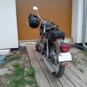 ČZ 175 typ 477 z roku 1970 - První projížďka 378 ČZ 175 typ 477 z roku 1970 - První projížďka 378