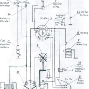 ČZ 125 typ 453 z roku 1961 - Zapalování Vape 53 ČZ 125 typ 453 z roku 1961 - Zapalování Vape 53