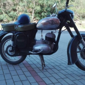 ČZ 125 typ 453 z roku 1961 - První projížďka 166 ČZ 125 typ 453 z roku 1961 - První projížďka 144
