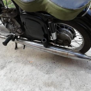 ČZ 125 typ 453 z roku 1961 - Čištění výfuku 149 ČZ 125 typ 453 z roku 1961 - Čištění výfuku 128