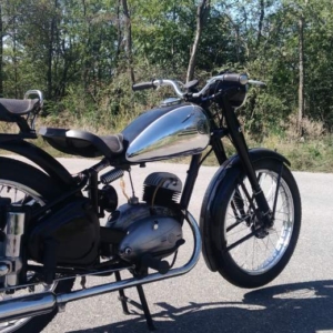 ČZ 150 C z roku 1951 - První projížďka 158 ČZ 150 C z roku 1951 - První projížďka 158