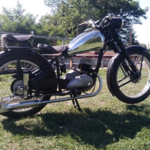 ČZ 150 C z roku 1951 - První projížďka 160 ČZ 150 C z roku 1951 - První projížďka 160