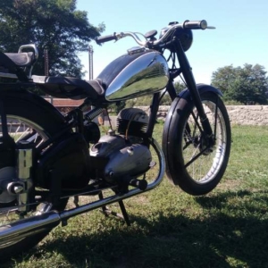 ČZ 150 C z roku 1951 - První projížďka 161 ČZ 150 C z roku 1951 - První projížďka 161