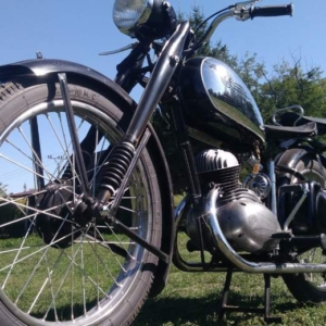 ČZ 150 C z roku 1951 - První projížďka 165 ČZ 150 C z roku 1951 - První projížďka 165