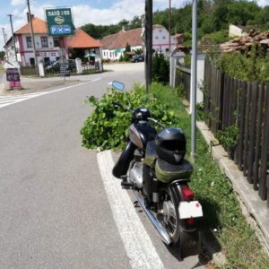 ČZ 125 typ 453 z roku 1961 – První projížďka 8