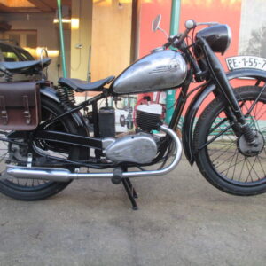 ČZ 125 T z roku 1948 – Kožené brašny 3