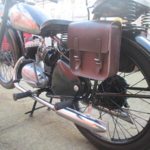 ČZ 125 T z roku 1948 – Kožené brašny 5