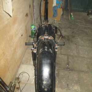 ČZ 125 typ 453 z roku 1961 – Zadní blatník a podsedlové plechy [1]