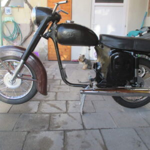 ČZ 250 typ 455 z roku 1961 – Spasování rámu 1