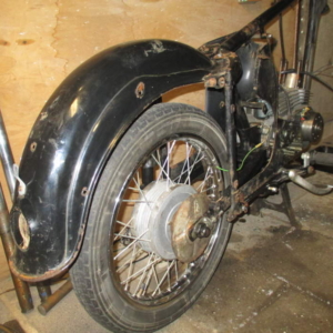 ČZ 125 typ 453 z roku 1961 - Zadní blatník a podsedlové plechy 20 ČZ 125 typ 453 z roku 1961 - Zadní blatník a podsedlové plechy 20