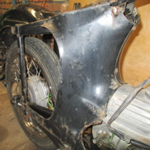 ČZ 125 typ 453 z roku 1961 - Zadní blatník a podsedlové plechy 22 ČZ 125 typ 453 z roku 1961 - Zadní blatník a podsedlové plechy 22