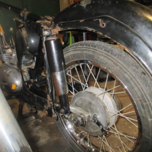 ČZ 125 typ 453 z roku 1961 - Zadní blatník a podsedlové plechy 23 ČZ 125 typ 453 z roku 1961 - Zadní blatník a podsedlové plechy 23