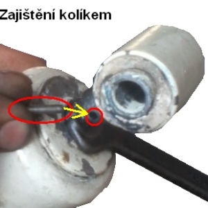 Jawa 50 - Skládání zadních tlumičů 23 Jawa 50 - Skládání zadních tlumičů 23