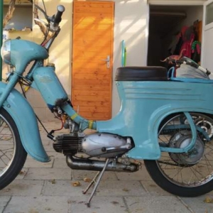 Jawa 50 typ 555 z roku 1959 - Původní stav 3 Jawa 50 typ 555 z roku 1959 - Původní stav 3