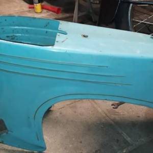 Jawa 50 typ 555 z roku 1959 – Vrácení původní barvy 81 Jawa 50 typ 555 z roku 1959 – Vrácení původní barvy 81