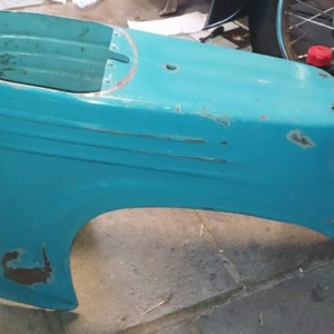 Jawa 50 typ 555 z roku 1959 – Vrácení původní barvy 83 Jawa 50 typ 555 z roku 1959 – Vrácení původní barvy 83