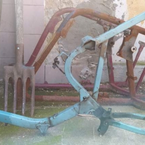 Jawa 50 typ 555 z roku 1959 – Vrácení původní barvy 101 Jawa 50 typ 555 z roku 1959 – Vrácení původní barvy 101