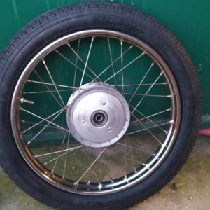 Jawa 50 typ 555 z roku 1959 - Přední kolo 166 Jawa 50 typ 555 z roku 1959 - Přední kolo 166