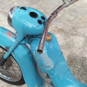 Jawa 50 typ 555 z roku 1959 – Vrácení původní barvy 118 Jawa 50 typ 555 z roku 1959 – Vrácení původní barvy 118