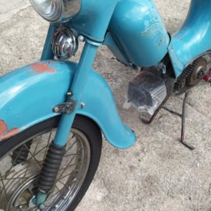 Jawa 50 typ 555 z roku 1959 – Vrácení původní barvy 121 Jawa 50 typ 555 z roku 1959 – Vrácení původní barvy 121