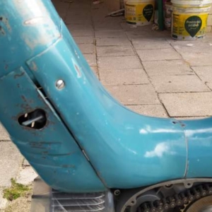 Jawa 50 typ 555 z roku 1959 – Vrácení původní barvy 125 Jawa 50 typ 555 z roku 1959 – Vrácení původní barvy 125