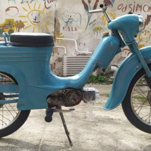 Jawa 50 typ 555 z roku 1959 – Vrácení původní barvy 113 Jawa 50 typ 555 z roku 1959 – Vrácení původní barvy 113