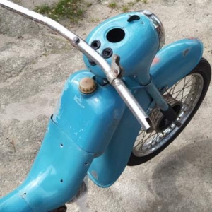Jawa 50 typ 555 z roku 1959 – Vrácení původní barvy 115 Jawa 50 typ 555 z roku 1959 – Vrácení původní barvy 115