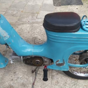 Jawa 50 typ 555 z roku 1959 – Vrácení původní barvy 117 Jawa 50 typ 555 z roku 1959 – Vrácení původní barvy 117