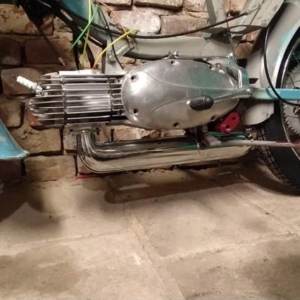Jawa 50 typ 555 z roku 1959 – GO motoru - skládání 276 Jawa 50 typ 555 z roku 1959 – GO motoru - skládání 276