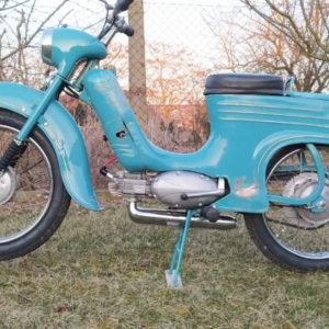 Jawa 50 typ 555 z roku 1959 - Po restaurování 327 Jawa 50 typ 555 z roku 1959 - Po restaurování 327