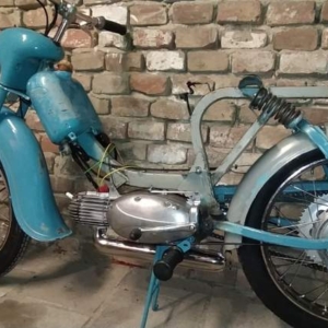 Jawa 50 typ 555 z roku 1959 – Skládání 289 Jawa 50 typ 555 z roku 1959 – Skládání 289