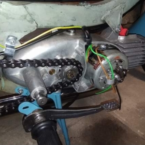 Jawa 50 typ 555 z roku 1959 – Skládání 293 Jawa 50 typ 555 z roku 1959 – Skládání 293