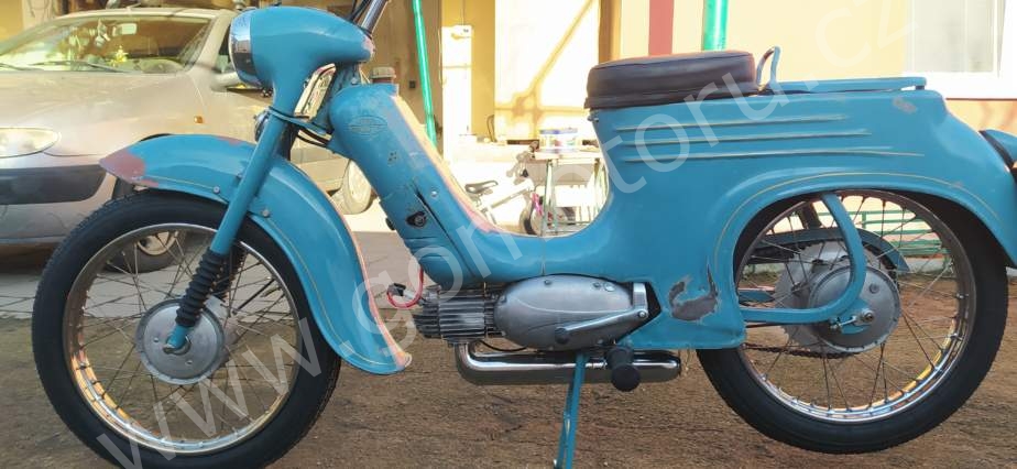 Jawa 50 typ 555 z roku 1959 – První start po GO 319 Jawa 50 typ 555 z roku 1959 – První start po GO 319