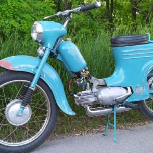 Jawa 50 typ 555 z roku 1959 - První větší projížďka 14 Jawa 50 typ 555 z roku 1959 - První větší projížďka 14