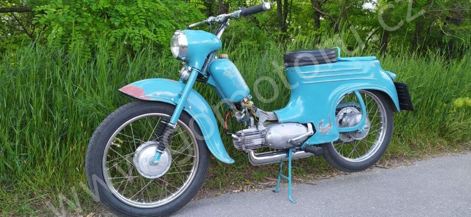 Jawa 50 typ 555 z roku 1959 - První větší projížďka 13 Jawa 50 typ 555 z roku 1959 - První větší projížďka 13