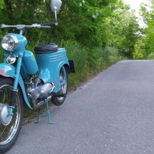 Jawa 50 typ 555 z roku 1959 - První větší projížďka 15 Jawa 50 typ 555 z roku 1959 - První větší projížďka 15