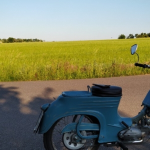 Jawa 50 typ 555 z roku 1959 - Záběh motoru 33 Jawa 50 typ 555 z roku 1959 - Záběh motoru 33
