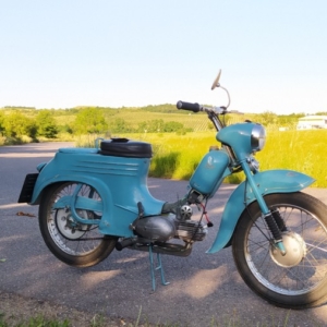 Jawa 50 typ 555 z roku 1959 - Záběh motoru 34 Jawa 50 typ 555 z roku 1959 - Záběh motoru 34