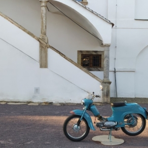 Jawa 50 typ 555 z roku 1959 - Záběh motoru 36 Jawa 50 typ 555 z roku 1959 - Záběh motoru 36