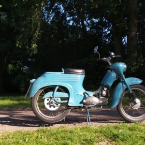 Jawa 50 typ 555 z roku 1959 - Záběh motoru 24 Jawa 50 typ 555 z roku 1959 - Záběh motoru 24