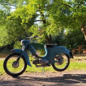 Jawa 50 typ 555 z roku 1959 - Záběh motoru 26 Jawa 50 typ 555 z roku 1959 - Záběh motoru 26