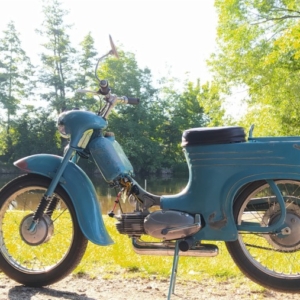Jawa 50 typ 555 z roku 1959 - Záběh motoru 30 Jawa 50 typ 555 z roku 1959 - Záběh motoru 30