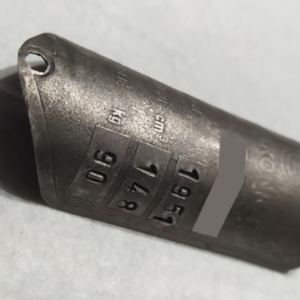 ČZ 150 C z roku 1951 - Výrobní štítek 217 ČZ 150 C z roku 1951 - Výrobní štítek 217